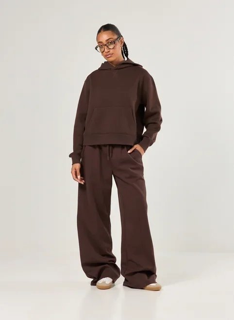 calça moletom wide leg calça moletom wide leg