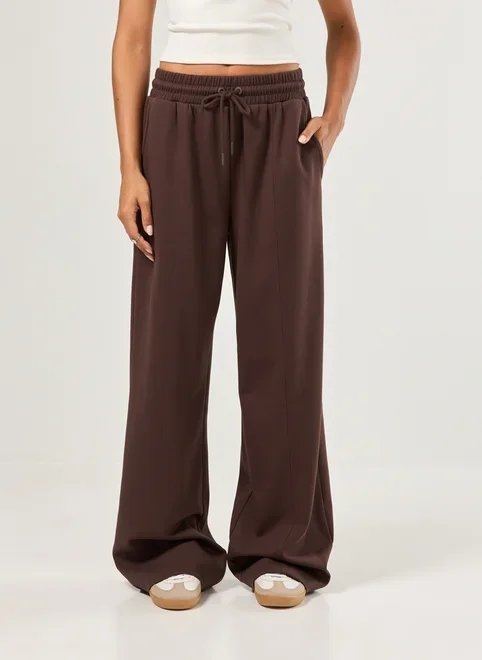 calça moletom wide leg calça moletom wide leg