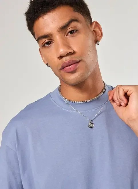 conjunto 2 colares prateados sol conjunto 2 colares prateados sol