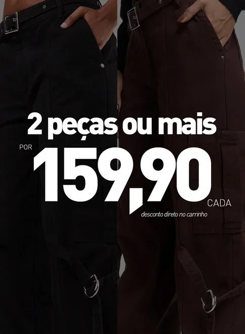 calça cargo preta cintura baixa fivelas calça cargo preta cintura baixa fivelas