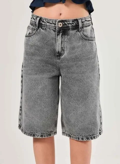 jorts baggy jeans cinza jorts baggy jeans cinza