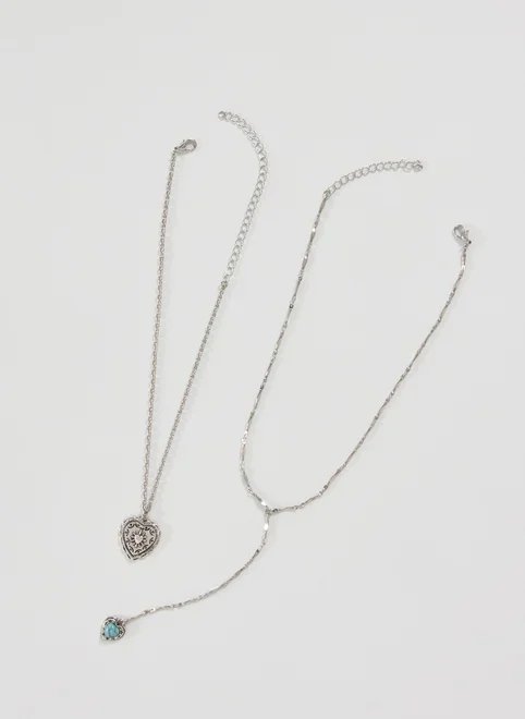 conjunto colares prateados boho conjunto colares prateados boho