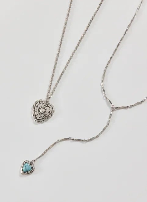 conjunto colares prateados boho conjunto colares prateados boho