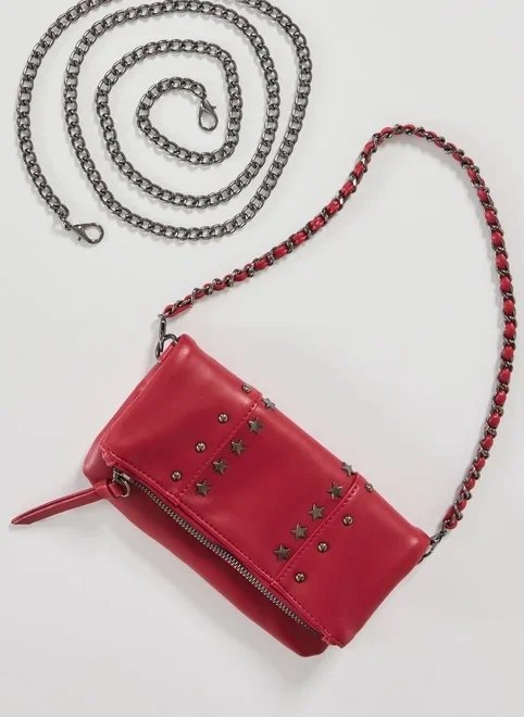 bolsa poliuretano estrelas alça dupla bolsa poliuretano estrelas alça dupla