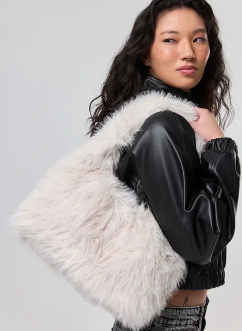 bolsa pelos off-white bolsa pelos off-white