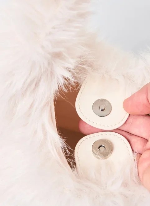 bolsa pelos off-white bolsa pelos off-white