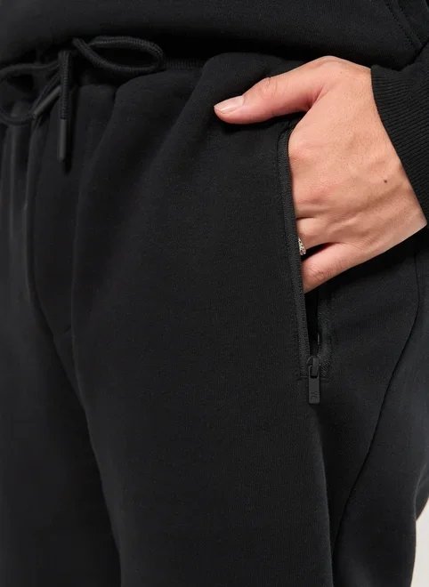 calça de moletom com elástico calça de moletom com elástico