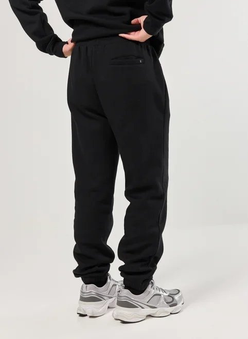 calça de moletom com elástico calça de moletom com elástico