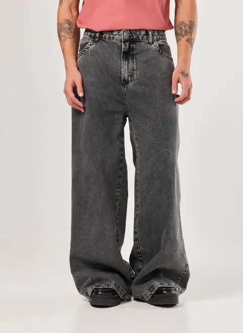 calça jeans super baggy calça jeans super baggy