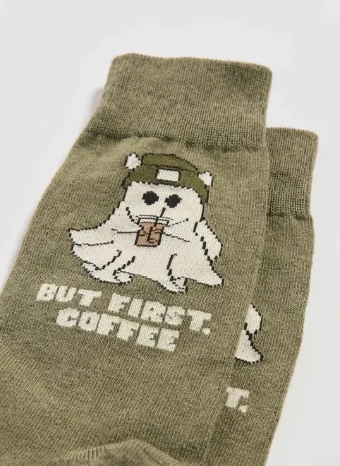 meia verde militar fantasma café meia verde militar fantasma café