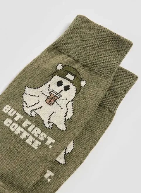 meia verde militar fantasma café meia verde militar fantasma café