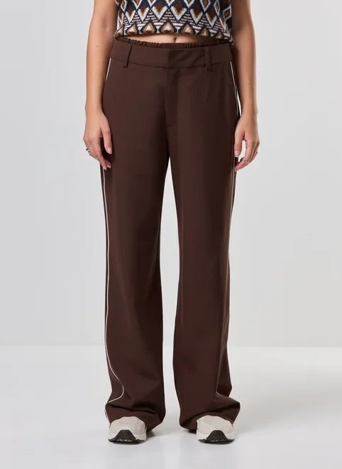 calça alfaiataria cós elástico calça alfaiataria cós elástico