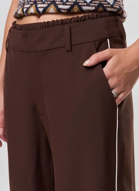 calça alfaiataria cós elástico calça alfaiataria cós elástico