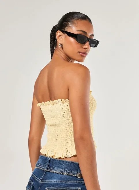 tube top lastex broderie tube top lastex broderie