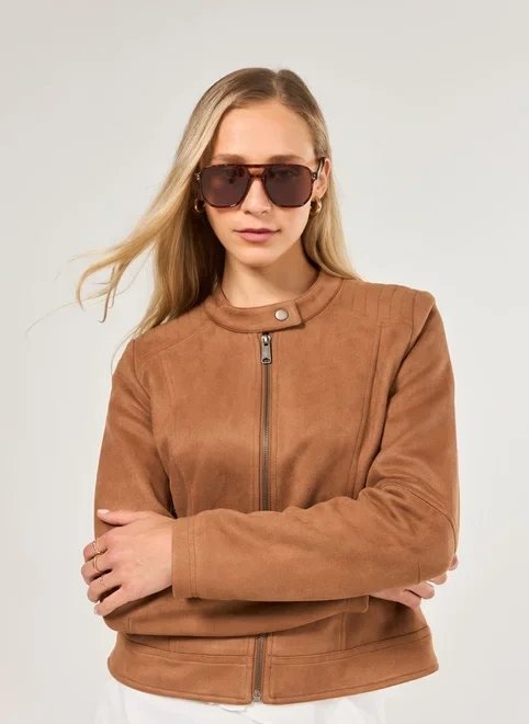 jaqueta suede marrom jaqueta suede marrom