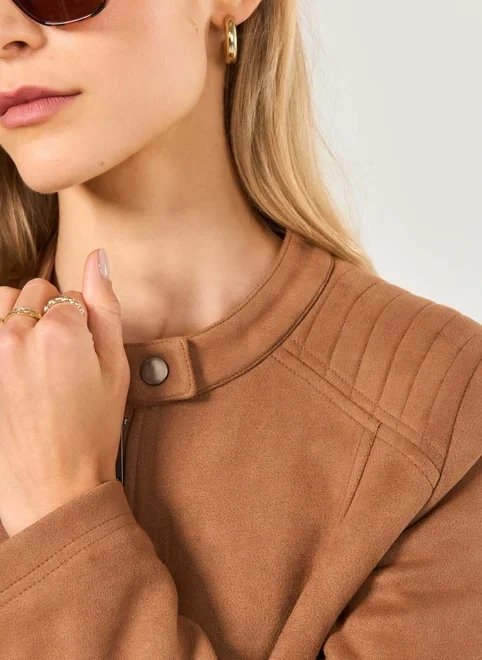 jaqueta suede marrom jaqueta suede marrom