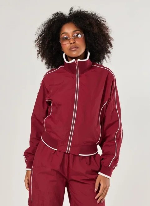 jaqueta bordô esportiva jaqueta bordô esportiva