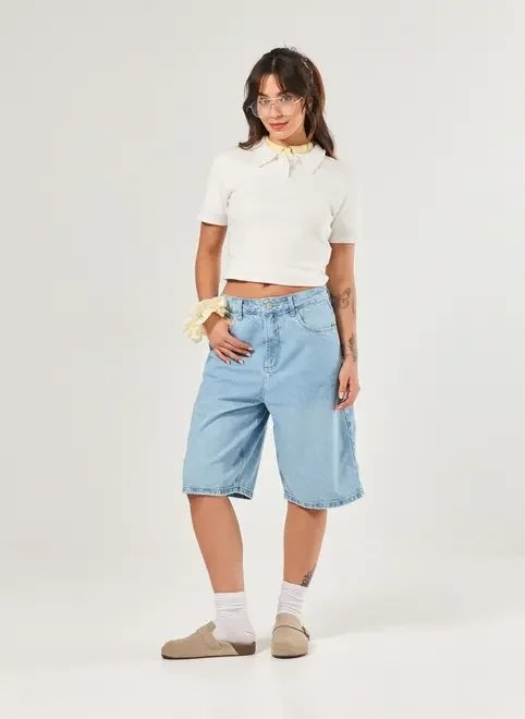 bermuda jorts jeans claro bermuda jorts jeans claro