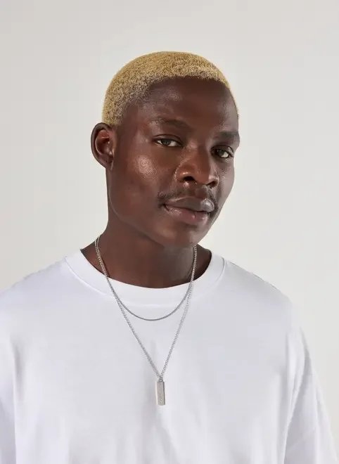 conjunto 2 colares prateados going out conjunto 2 colares prateados going out