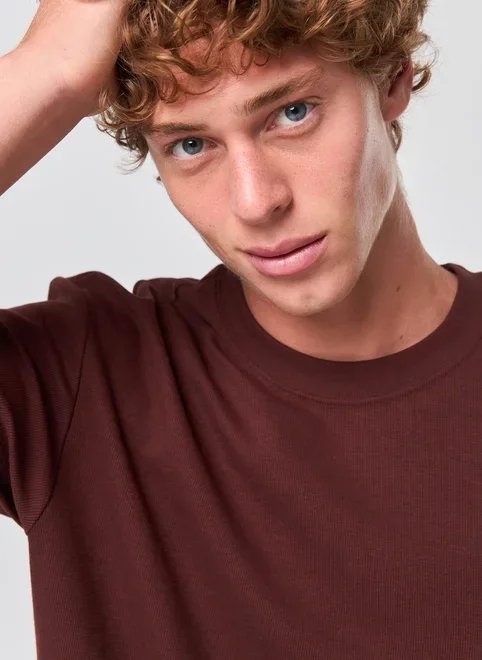 camiseta comfort malhão canelada camiseta comfort malhão canelada