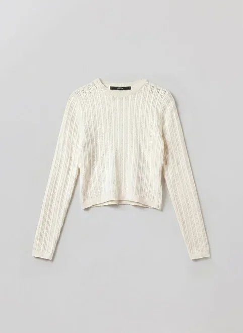 blusa canelada tricô manga longa blusa canelada tricô manga longa