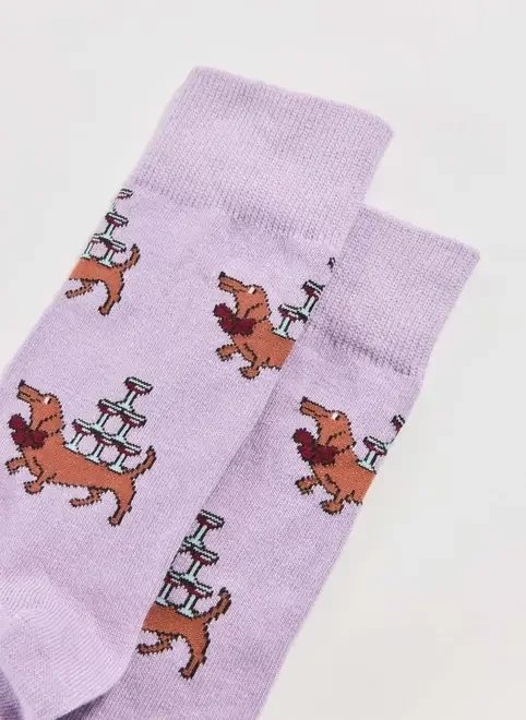 meia lilás salsicha com taças meia lilás salsicha com taças