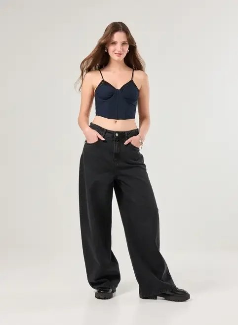 corselet marinho tule e renda corselet marinho tule e renda