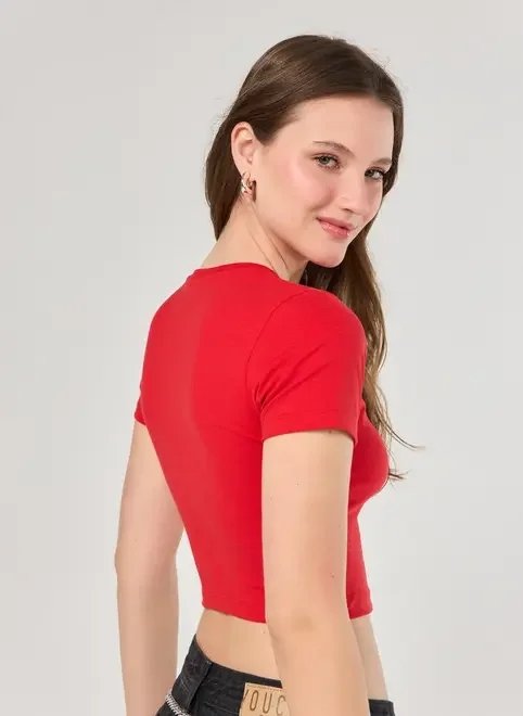 mini tee vermelha ironic mini tee vermelha ironic