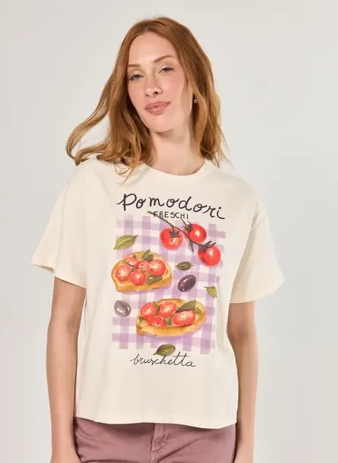 camiseta off-white pomodori camiseta off-white pomodori