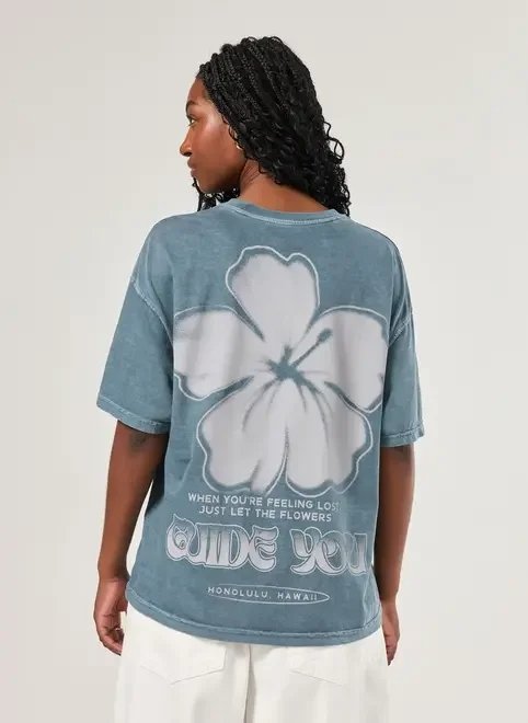 camiseta box azul hibisco camiseta box azul hibisco