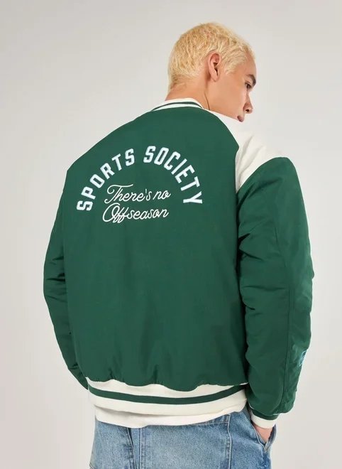 jaqueta bomber esportiva vintage jaqueta bomber esportiva vintage