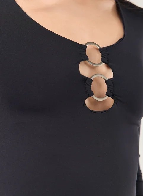 cropped manga longa poliamida argolas cropped manga longa poliamida argolas