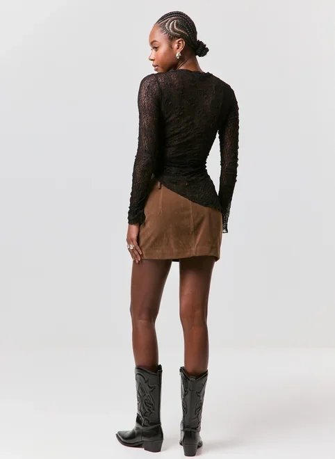 blusa renda manga longa franzido blusa renda manga longa franzido