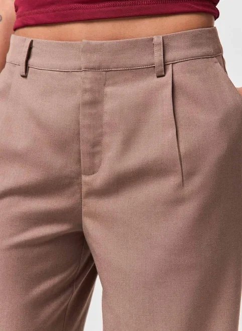 calça alfaiataria cintura média com pregas calça alfaiataria cintura média com pregas