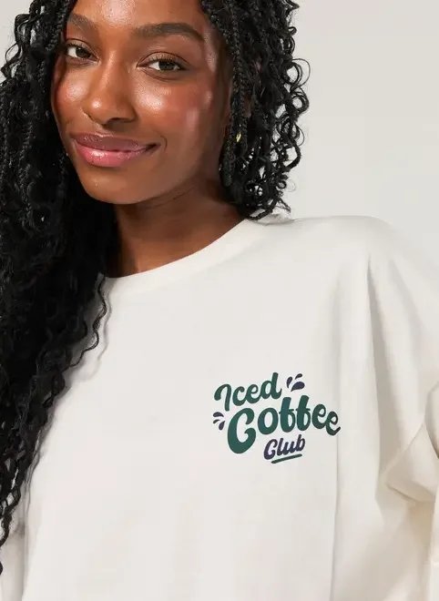 camiseta box off-white iced coffee camiseta box off-white iced coffee