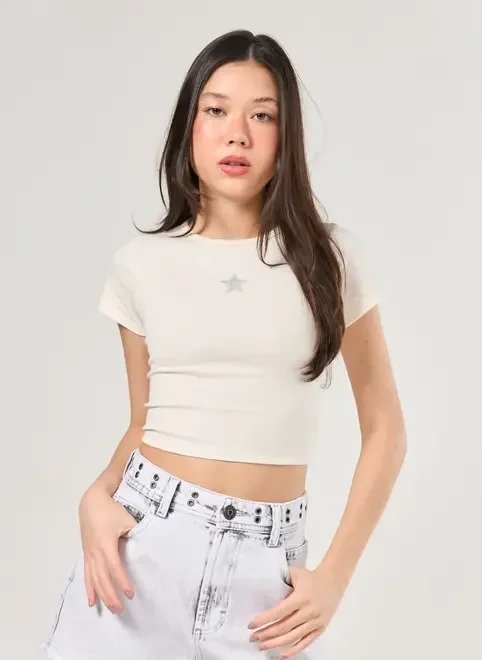 blusa estrela com amarração nas costas blusa estrela com amarração nas costas