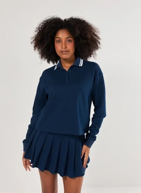 blusa manga longa polo marinho blusa manga longa polo marinho