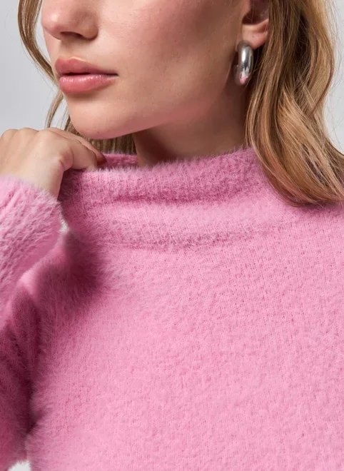 blusa manga longa pelinhos rosa blusa manga longa pelinhos rosa