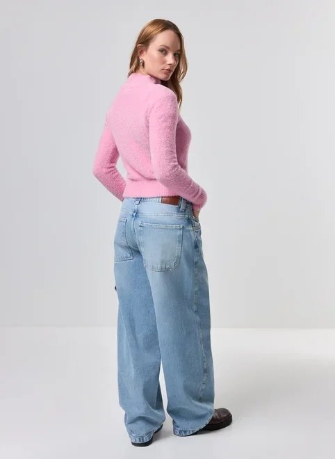 blusa manga longa pelinhos rosa blusa manga longa pelinhos rosa