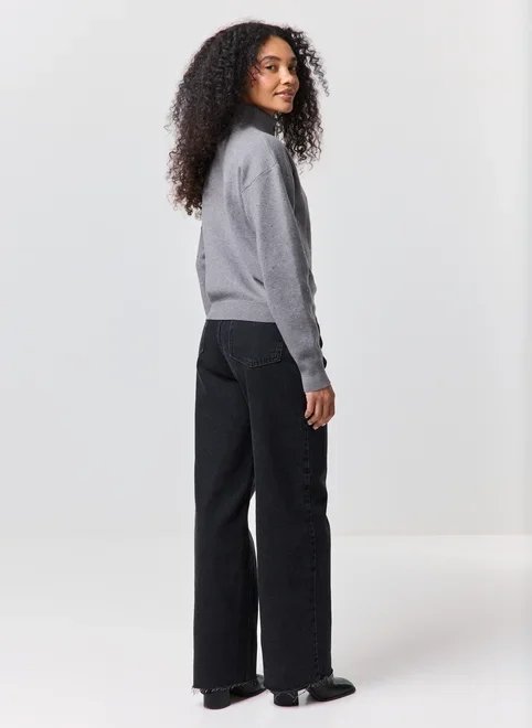 blusa tricô half ziper tachinhas blusa tricô half ziper tachinhas