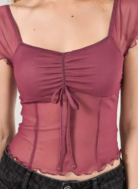 blusa tule estilo corselet blusa tule estilo corselet