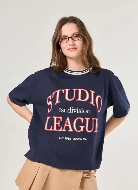 camiseta box marinho college escrito camiseta box marinho college escrito