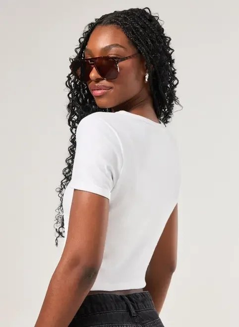 mini tee off-white estrela oncinha mini tee off-white estrela oncinha