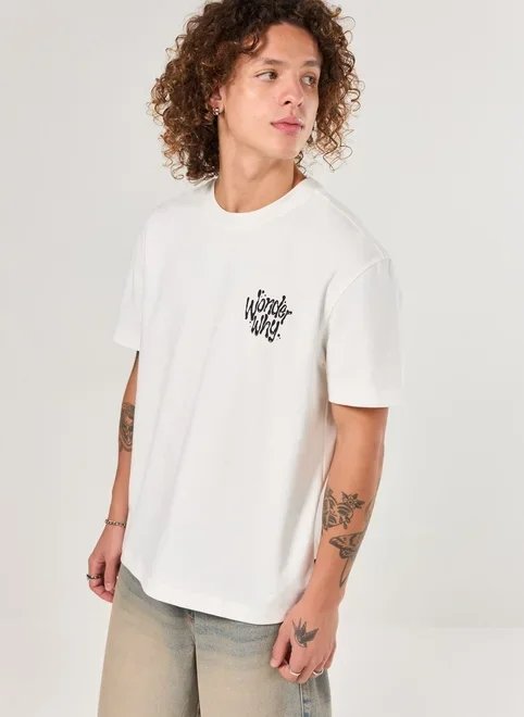 camiseta comfort malhão off-white wonder camiseta comfort malhão off-white wonder