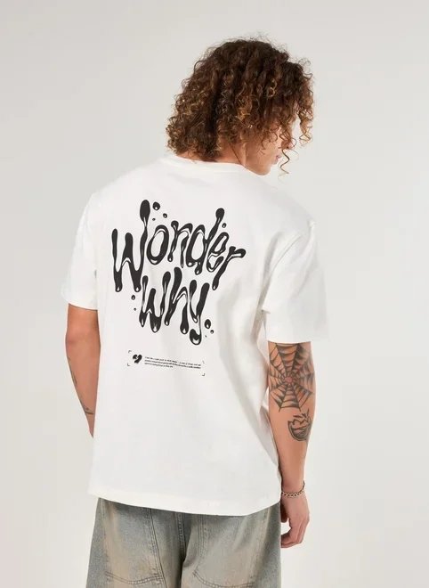camiseta comfort malhão off-white wonder camiseta comfort malhão off-white wonder