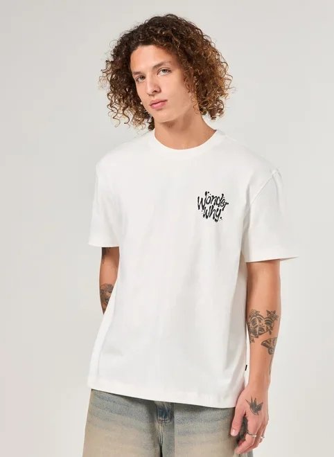 camiseta comfort malhão off-white wonder camiseta comfort malhão off-white wonder