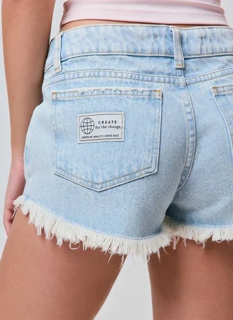 short jeans micro cintura baixa short jeans micro cintura baixa