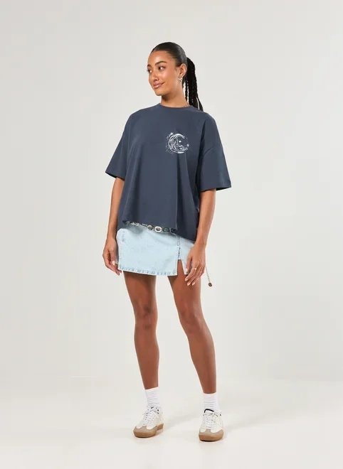 camiseta box marinho gatinho e lua camiseta box marinho gatinho e lua