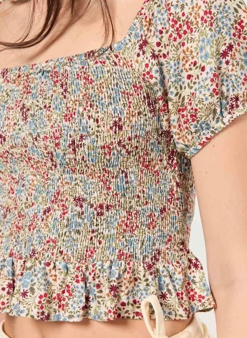 blusa cropped latex florida blusa cropped latex florida