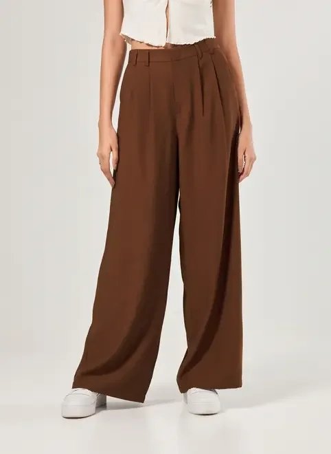 calça alfaiataria pregas wide leg calça alfaiataria pregas wide leg